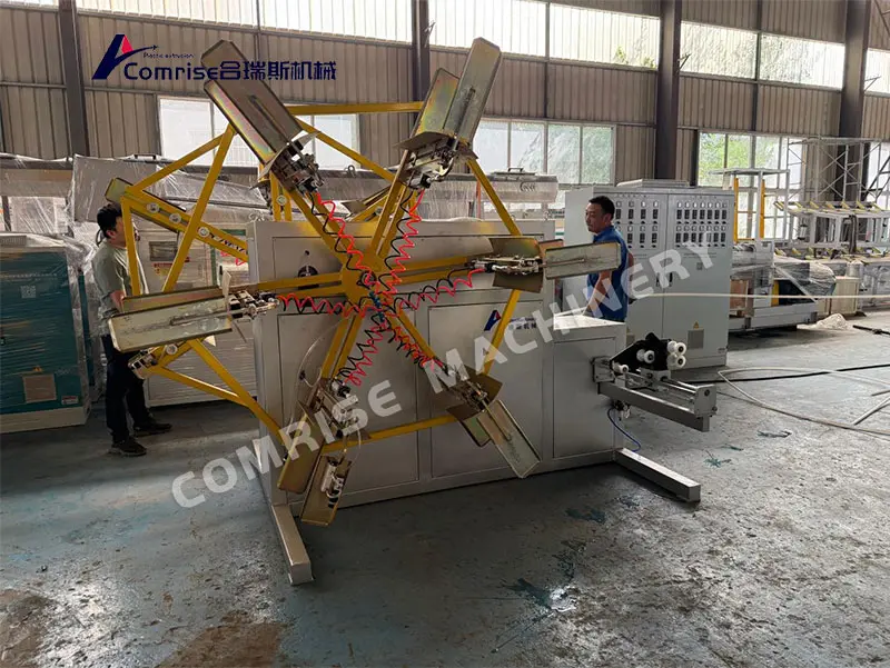 1/2 дюйм-2 дюймдік HDPE құбыр машинасын сынау орындалуда, тұтынушы риза
